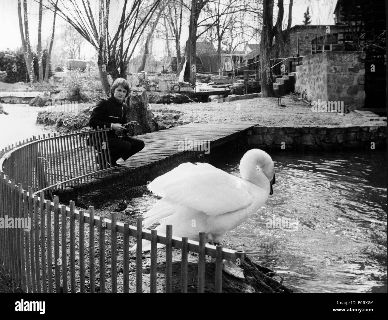 Chanteur Claude François à Dannemois à récupérer Banque D'Images