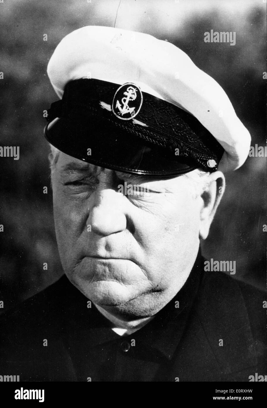 Close-up de l'acteur Jean Gabin en costume de marin Banque D'Images