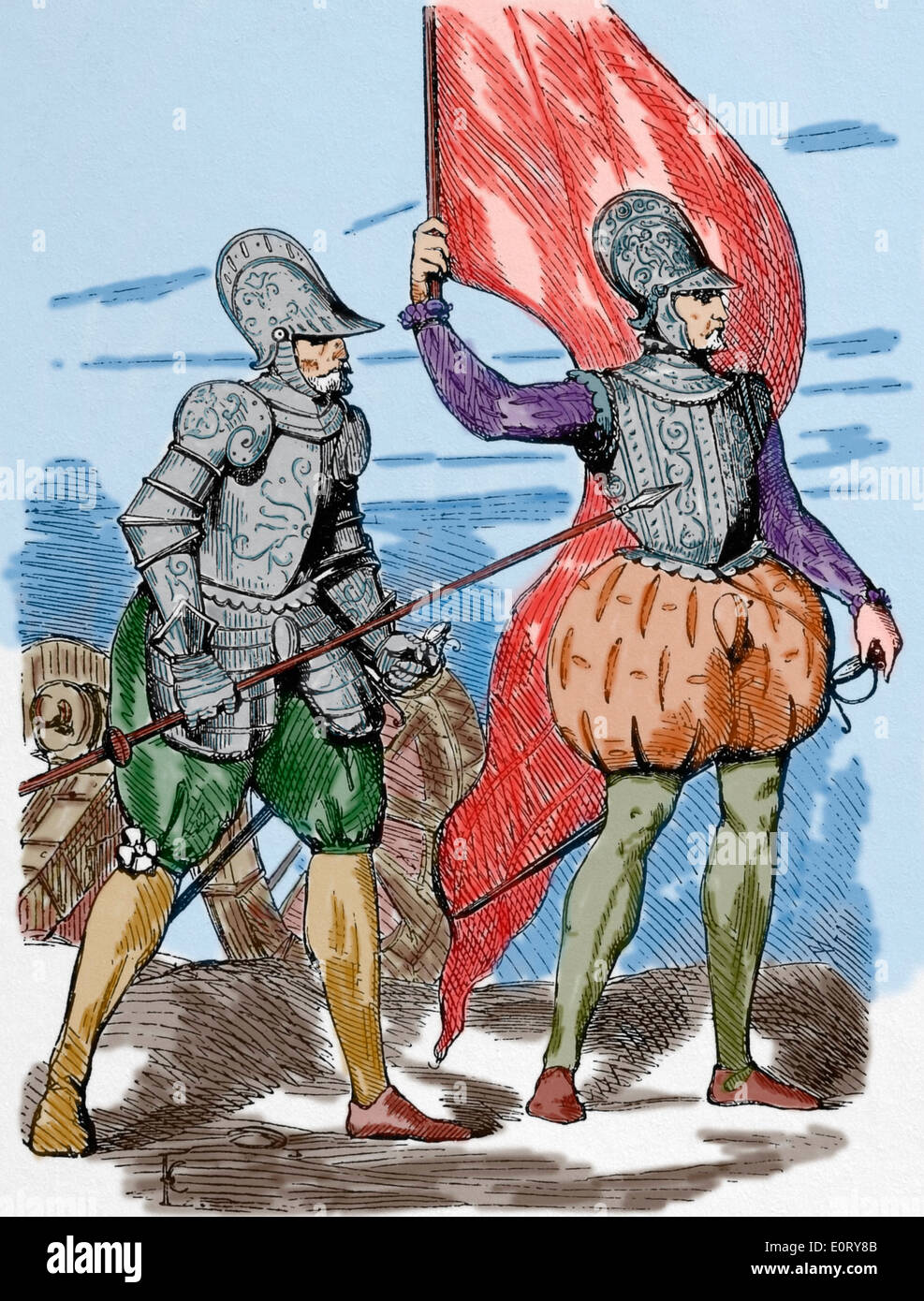 Figurines Plastique Cosaques Ukrainiens 16ème Siècle - 48 Figurines Échelle 1/72 RedBox