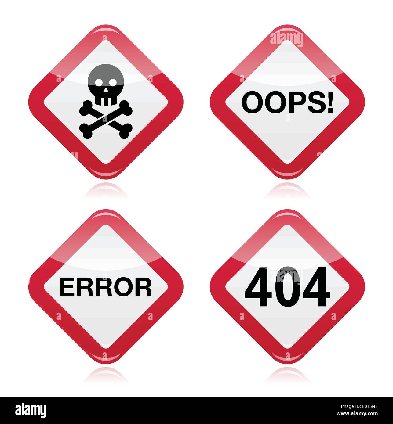Danger, oops, erreur, 404 Panneau d'avertissement rouge Illustration de Vecteur Danger, oops, erreur, 404 Panneau d'avertissement rouge Illustration de Vecteur