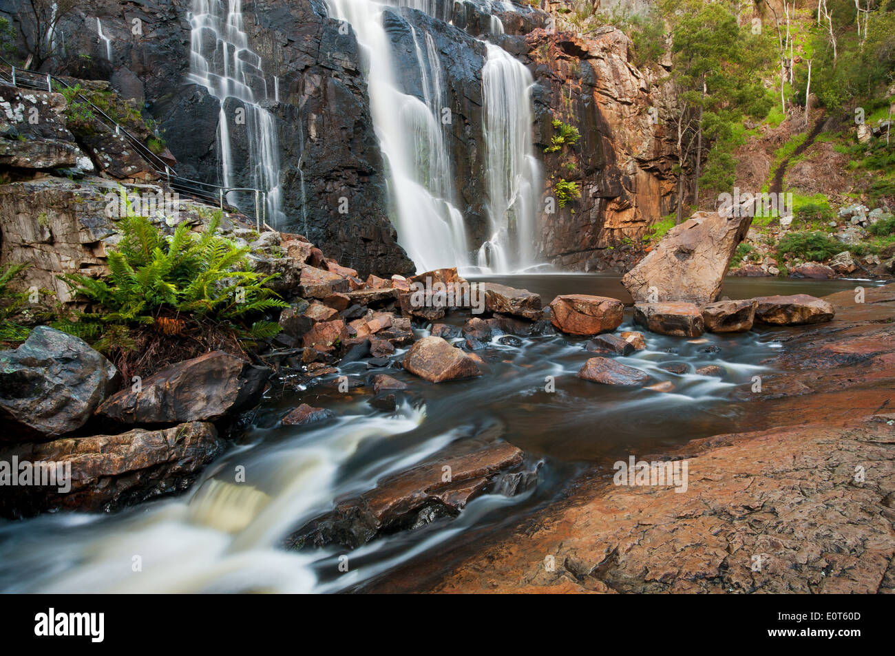 McKenzie Falls dans le Parc National des Grampians. Banque D'Images