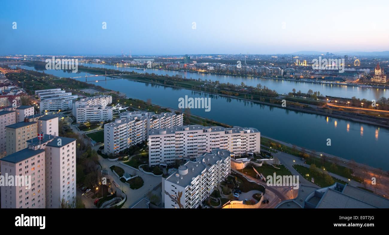 Aussicht auf Wien, Österreich - vue sur Vienne, Autriche Banque D'Images