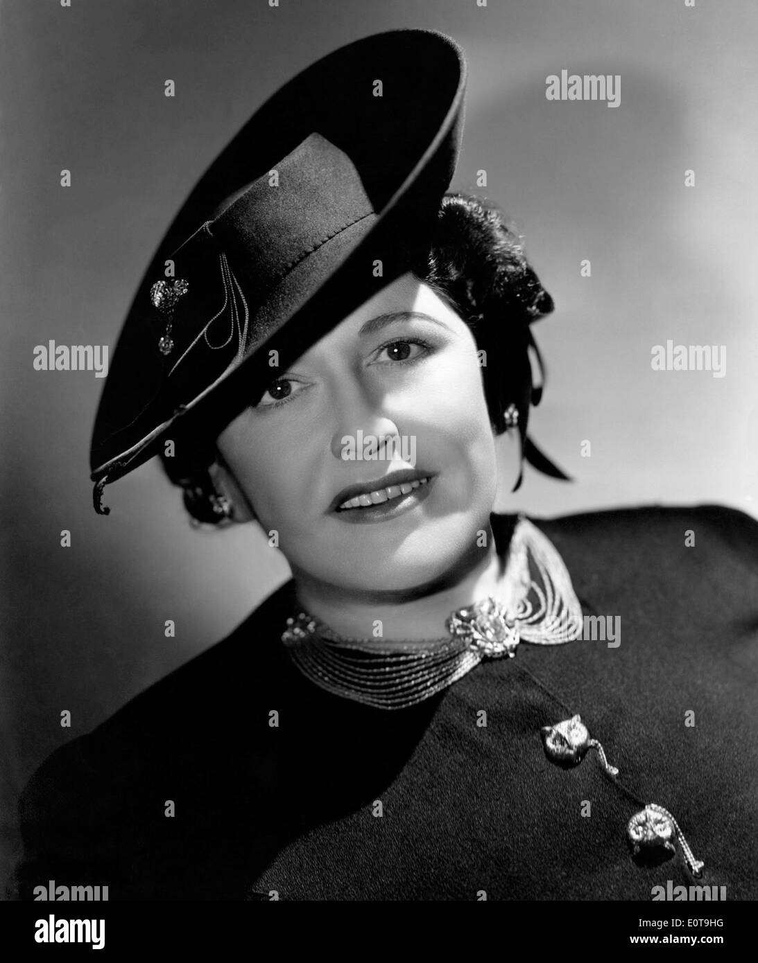 Louella Parsons, American Movie chroniqueur, Portrait, circa 1930 Banque D'Images