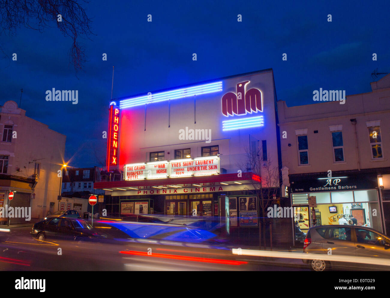 Cinéma Phoenix North East Finchley London fondé 1910 le plus vieux cinéma indépendants fonctionnant en continu au Royaume-Uni Banque D'Images