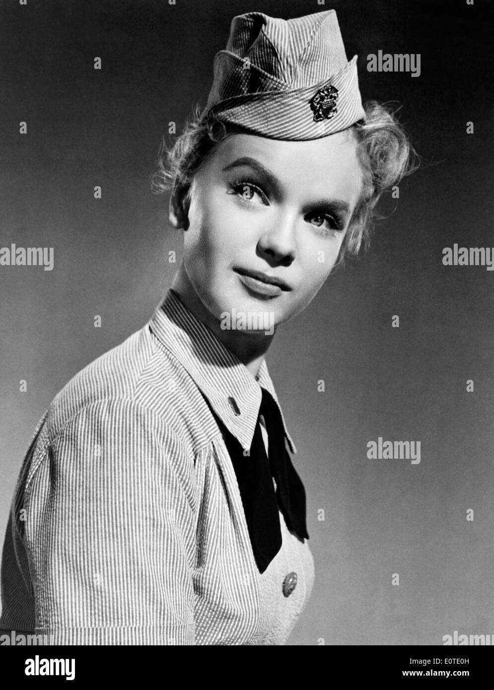 Anne Francis, Portrait publicitaire, vers 1950 Banque D'Images