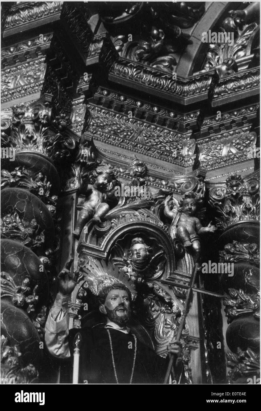 Igreja dos Terceiros à Elvas, au Portugal, est une église baroque réputée pour son architecture du XVIIIe siècle, son art sacré et son importance historique dans la région. Banque D'Images