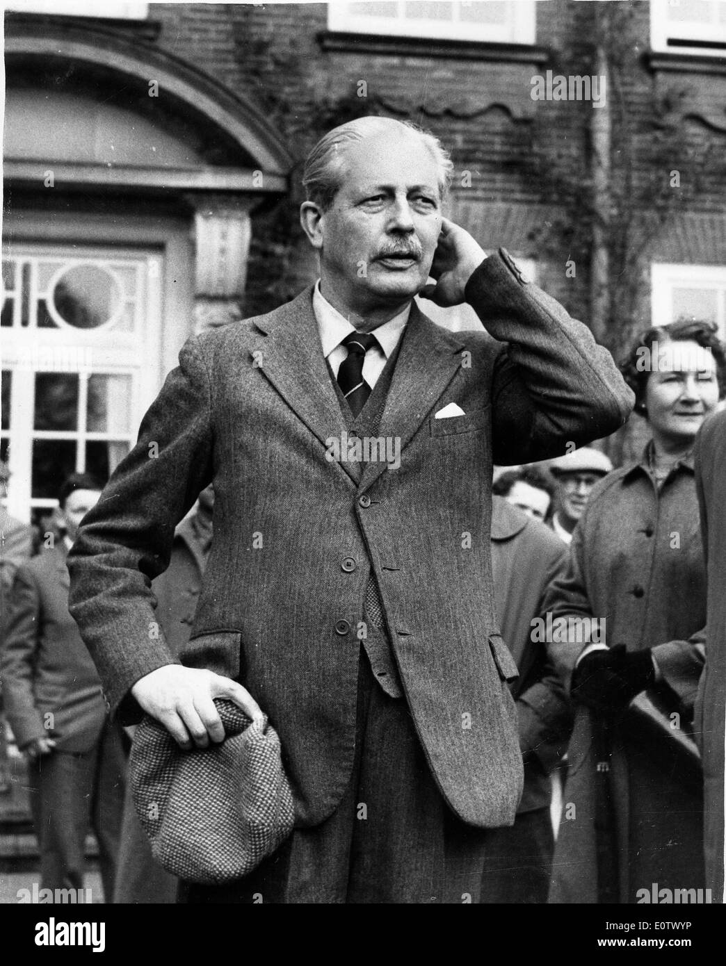 Harold Macmillan s'ouvre à l'accueil de Surrey Banque D'Images