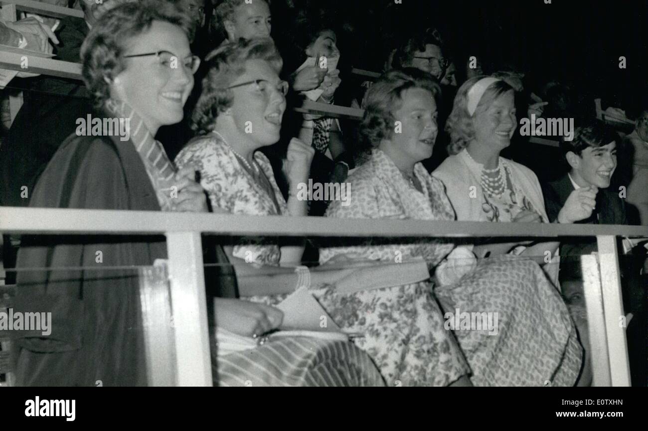 Septembre 02, 1960 - La reine Juliana des Pays-Bas à l'Jeux Olympiques de Rome Banque D'Images