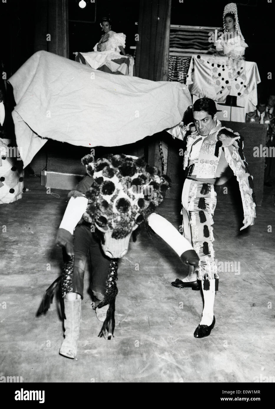 Antonio Gades danseur répéter pour le spectacle Banque D'Images