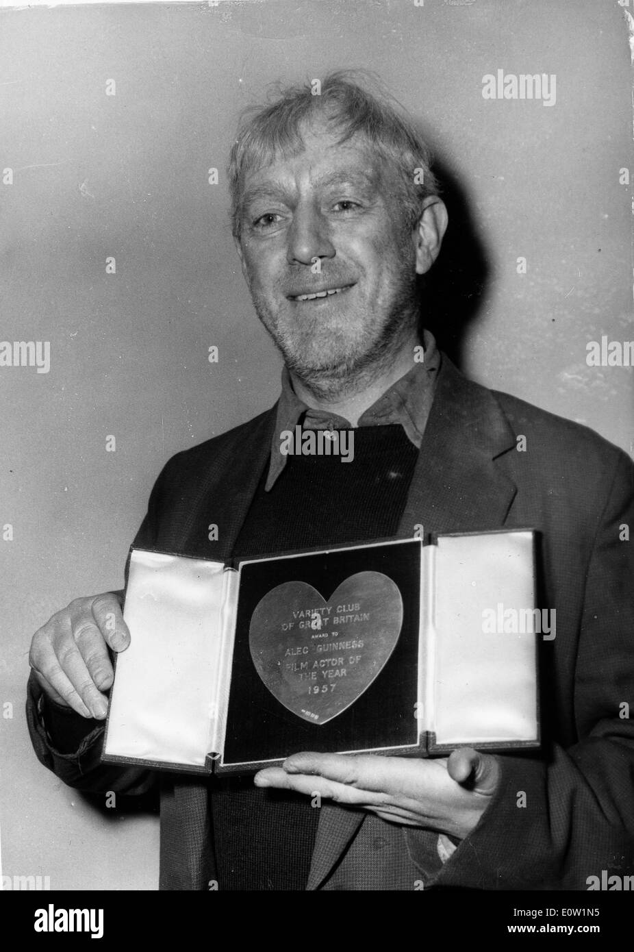 Acteur Alec Guinness affiche des prix par intérim Banque D'Images