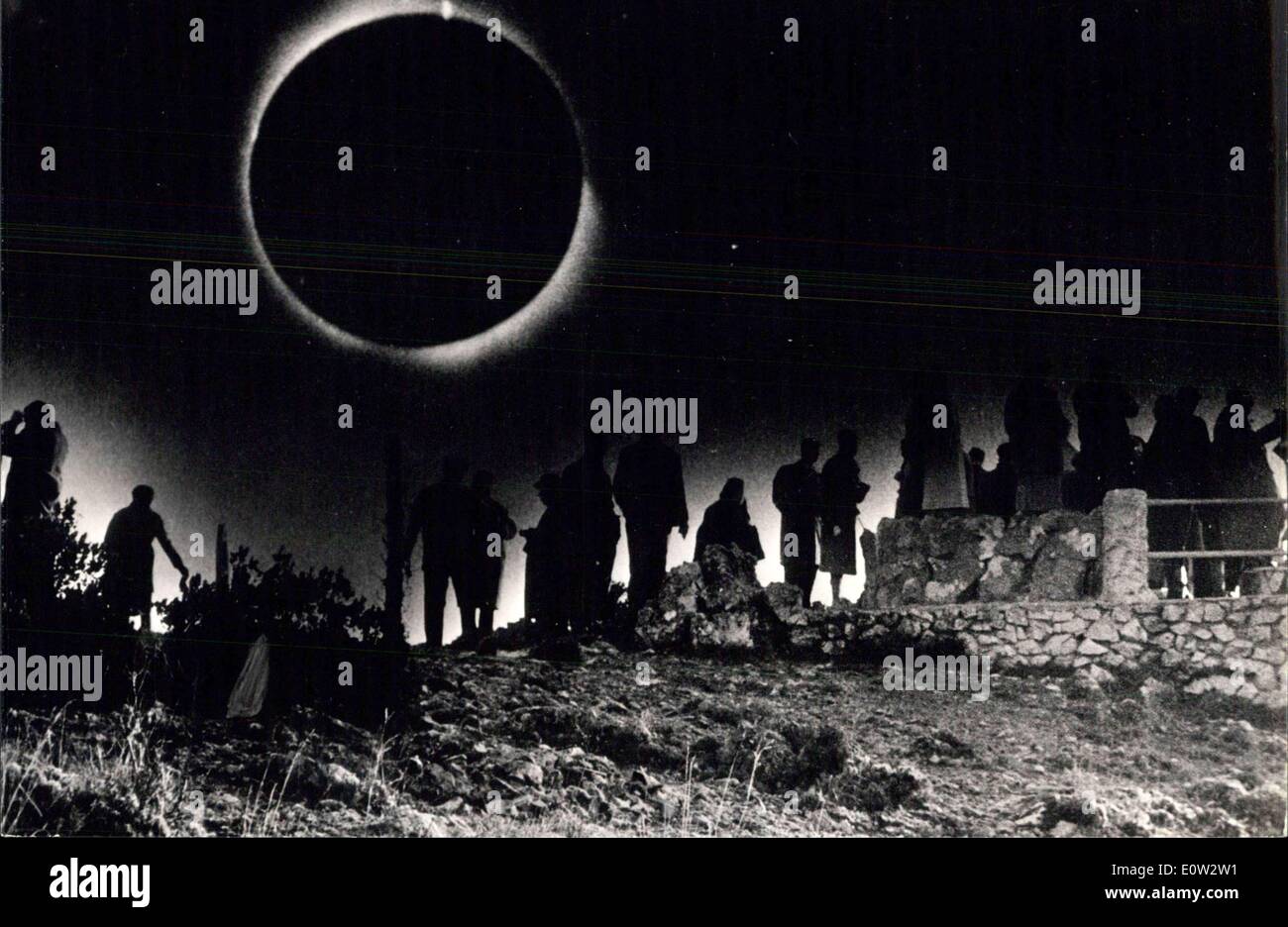 The solar eclipse of 1961 Banque de photographies et d'images à haute résolution - Alamy