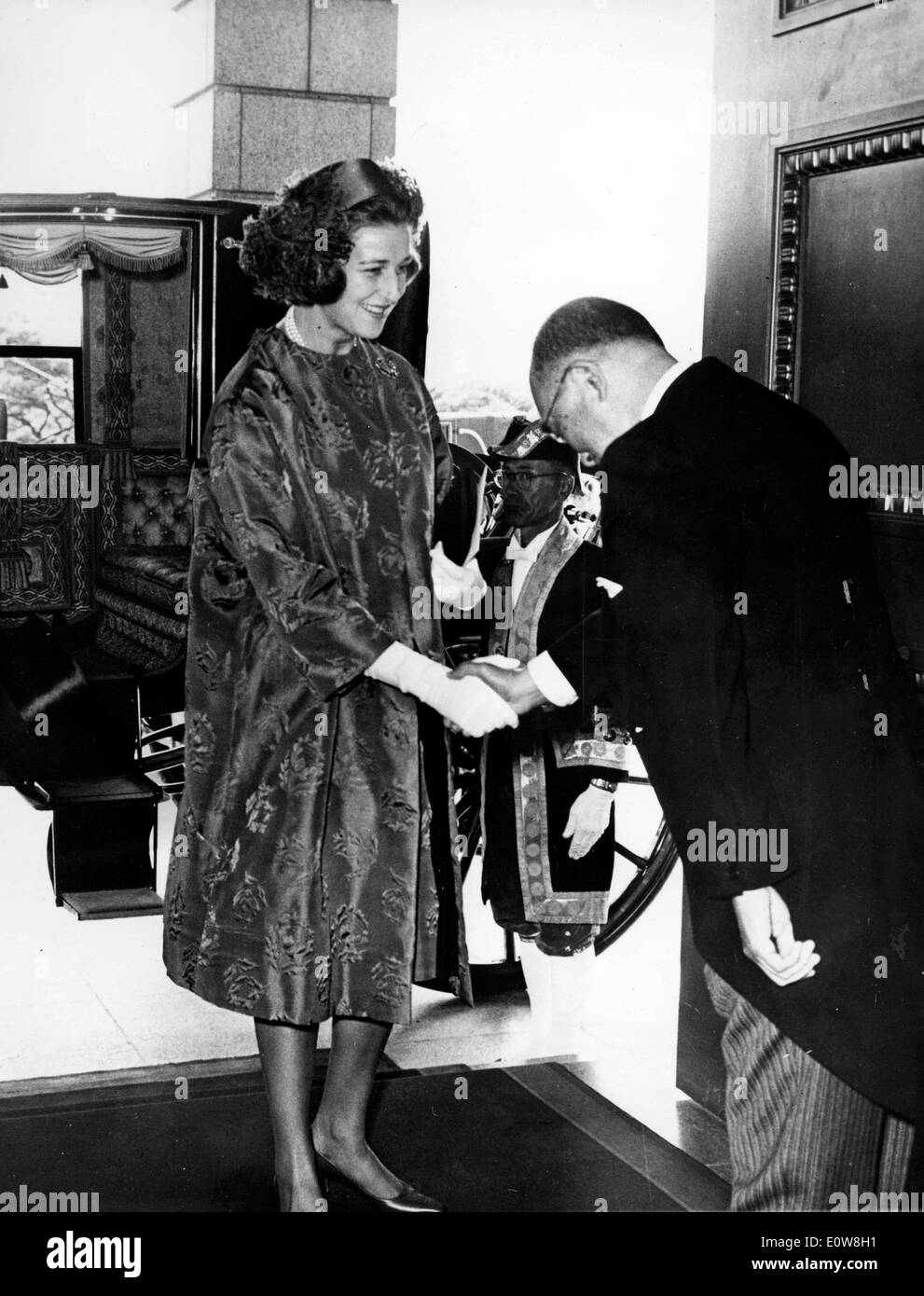 La princesse Alexandra accueilli par l'empereur du Japon à l'Imperial Palace Banque D'Images