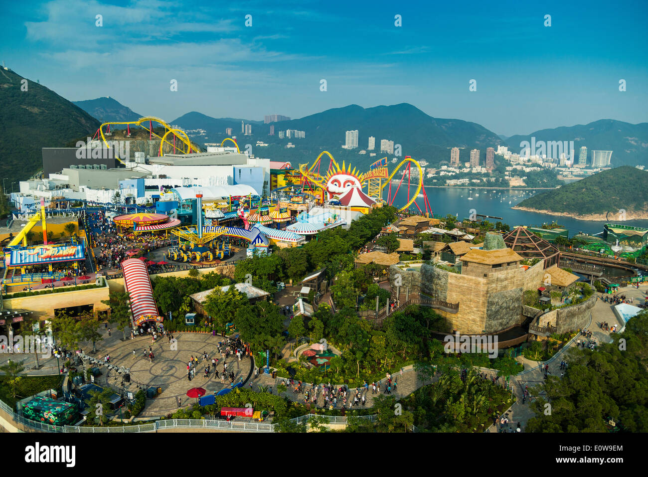 Ocean Park, l'île de Hong Kong, Hong Kong, Chine Banque D'Images