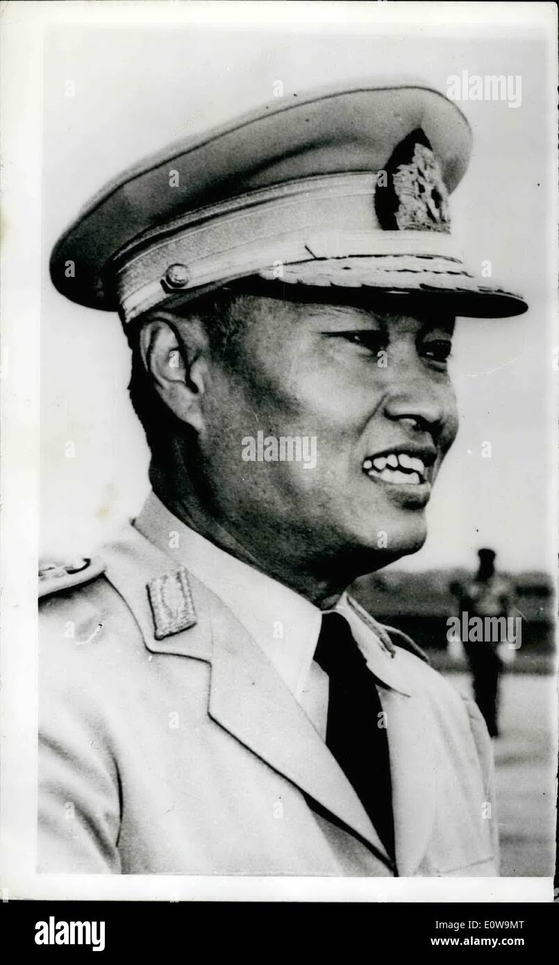 Mars 02, 1962 - 2-3-62 Coup d'armée en Birmanie renverse le gouvernement. Dirigé par le général Newin, l'armée birmane ont organisé un coup d'état sanglant au cours de la nuit et a renversé le gouvernement du Premier Ministre U Nu. Il a été rapporté que le premier ministre a été arrêté, avec d'autres ministres, lorsque les agents de renseignements entouré sa maison tôt le matin. Photo montre : le général Ne Win. Banque D'Images