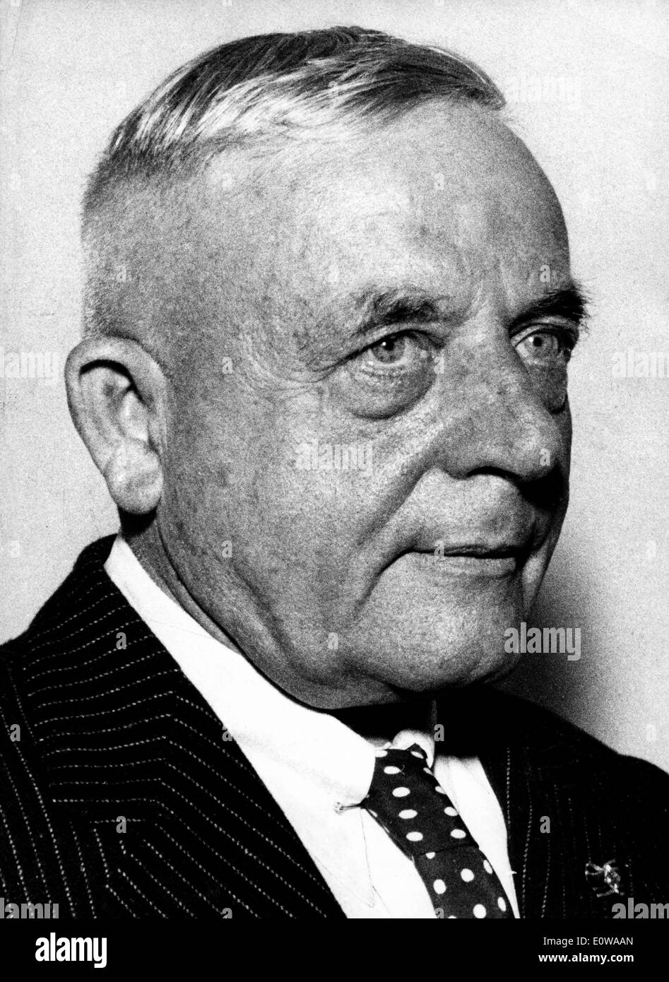 Portrait d'Otto Heinrich Warburg physiologiste Banque D'Images