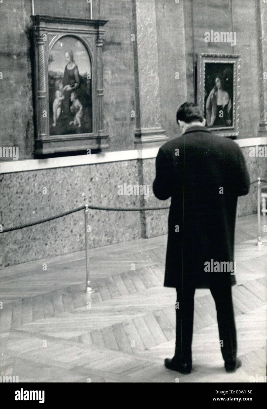 13 déc 1962 - il se bloque aussi Sanziot la peinture de Raphaël Banque D'Images