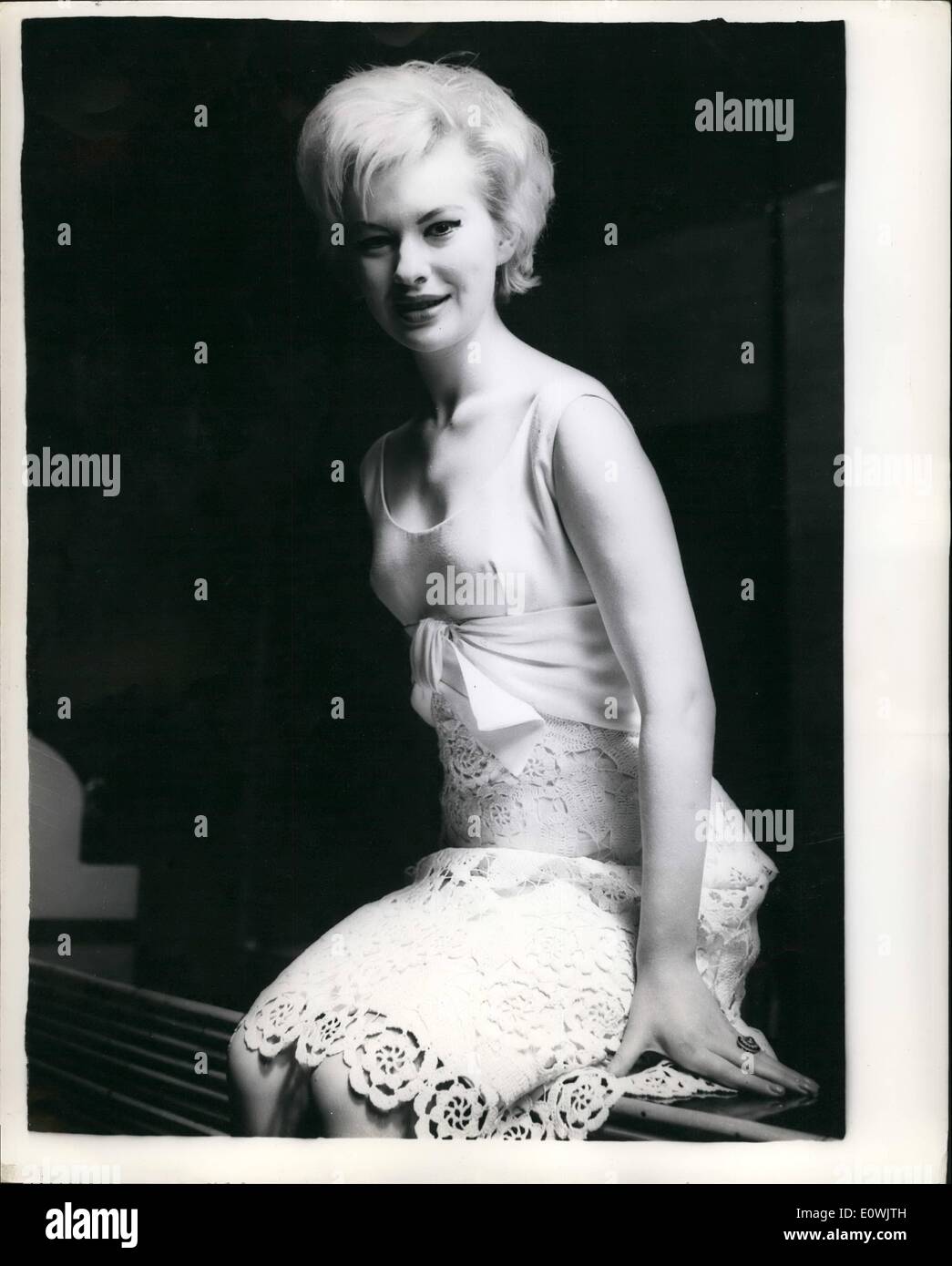 Juin 06, 1963 - Mariella Novotny Banque D'Images