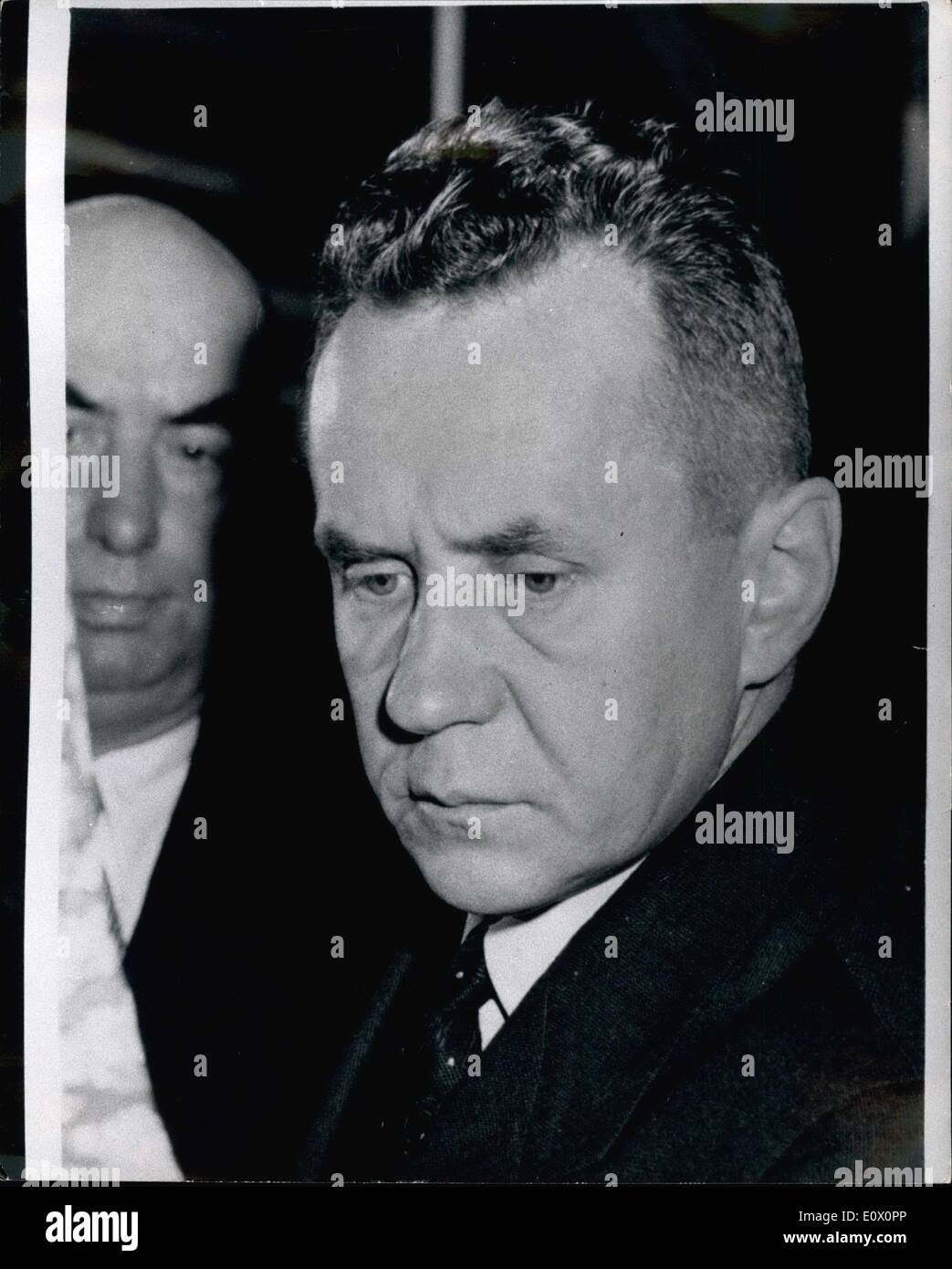 10 octobre 1964 - Alexei Kossyguine : réussi Khrouchtchev comme premier ministre soviétique. Il a 60 ans, a été premier vice-Premier ministre. Cr Banque D'Images