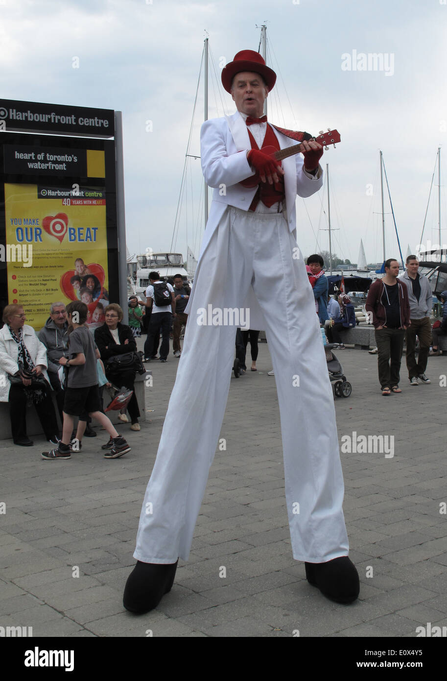 Festival International du Cirque pour les enfants à Harbourfront Centre, Toronto. Banque D'Images