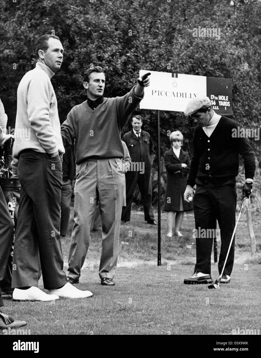 Golfeur Gary Player au Tournoi de Golf World Match Piccadilly Banque D'Images