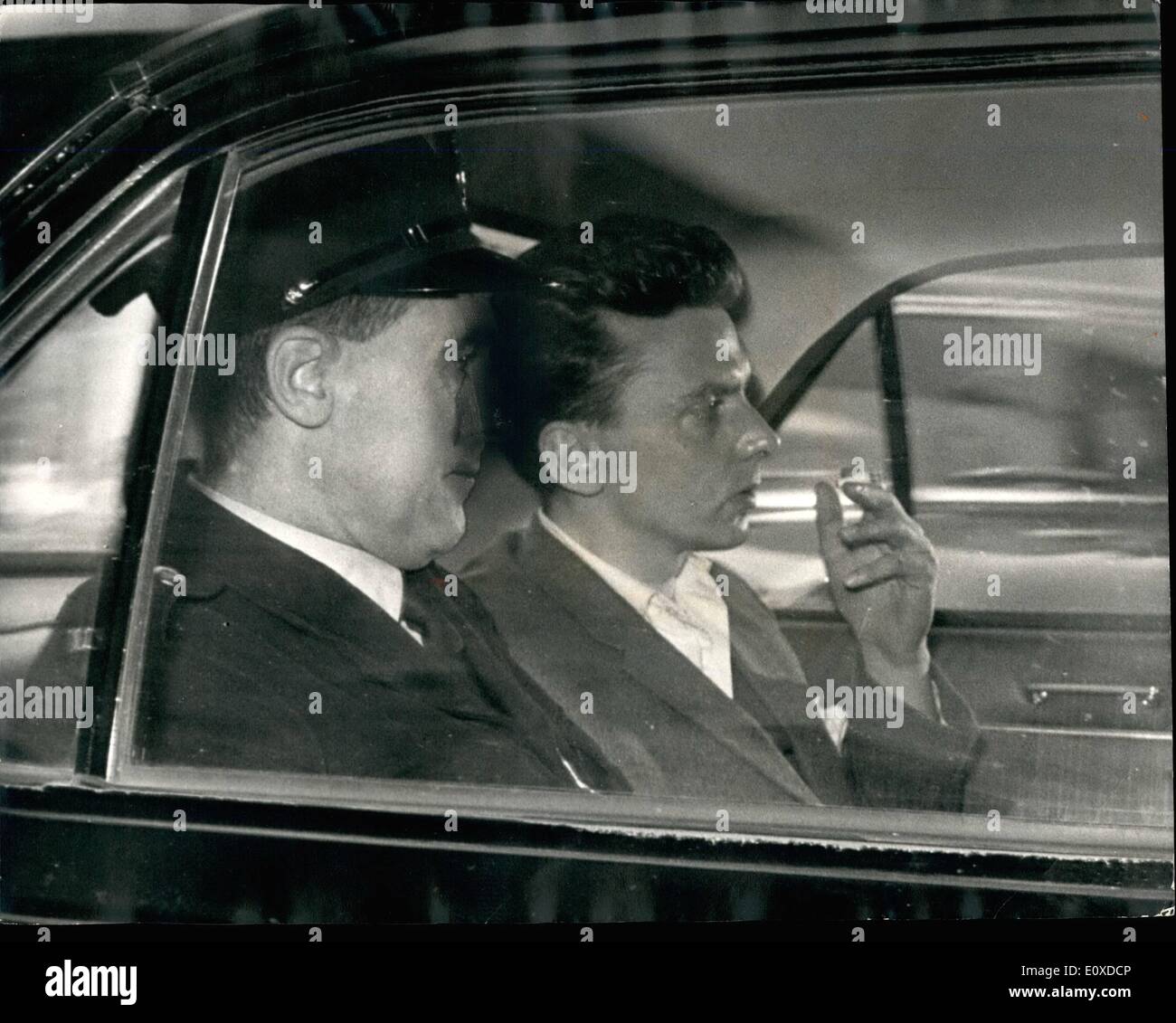 05 mai 1966 - Landes procès pour meurtre. Ian Brady et Myra Hindley trouvé coupable. : Photo montre Ian Brady (sur la droite). Banque D'Images