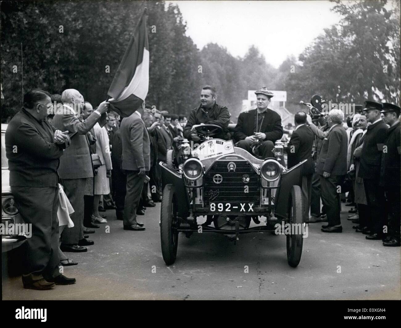 08 octobre 1966 - C'était à la 3ème rétrospective Automobile. Banque D'Images