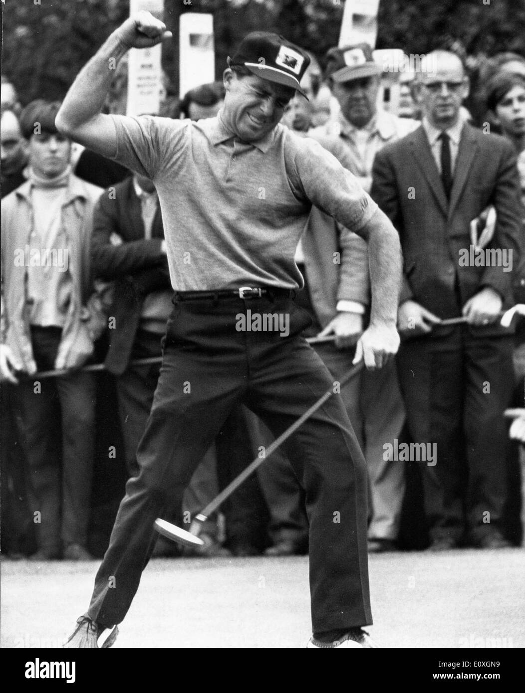 Golfeur Gary Player au Tournoi de Golf World Match Piccadilly Banque D'Images