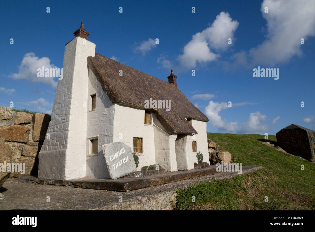 Land's End ; modèle ; Village ; Cornwall UK Banque D'Images