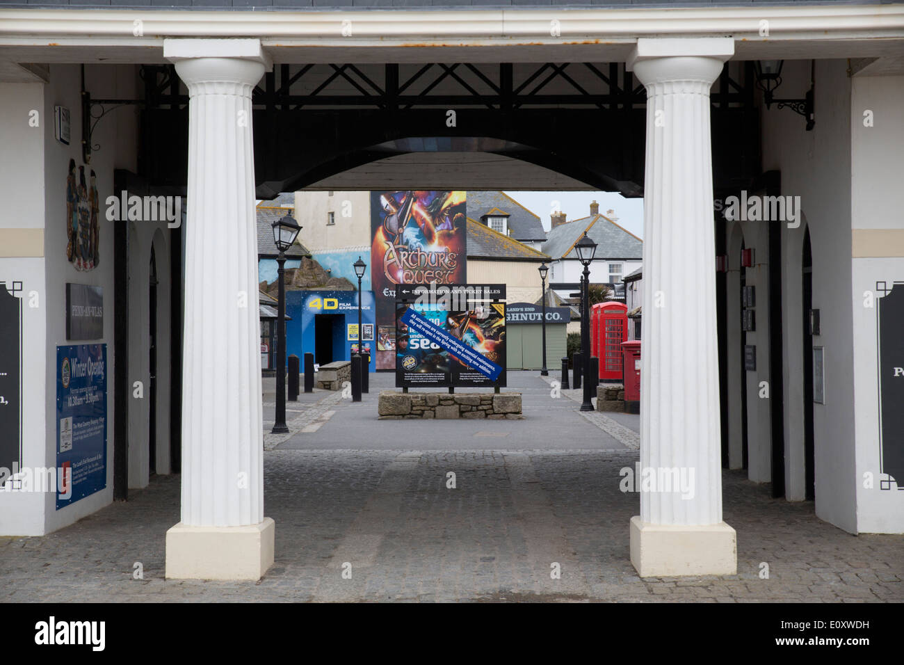 Land's End ; Syndicat ; complexe ; Cornwall UK Banque D'Images