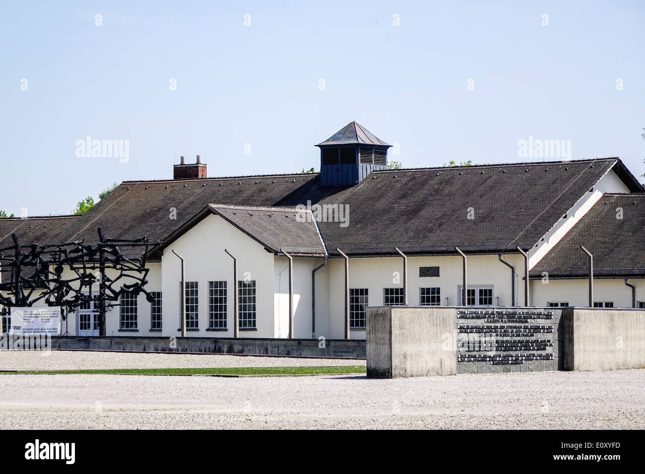 Germany, Bavaria, KZ-Gedenkstätte Dachau mémorial du camp de concentration de Dachau, près de Munich Site Banque D'Images