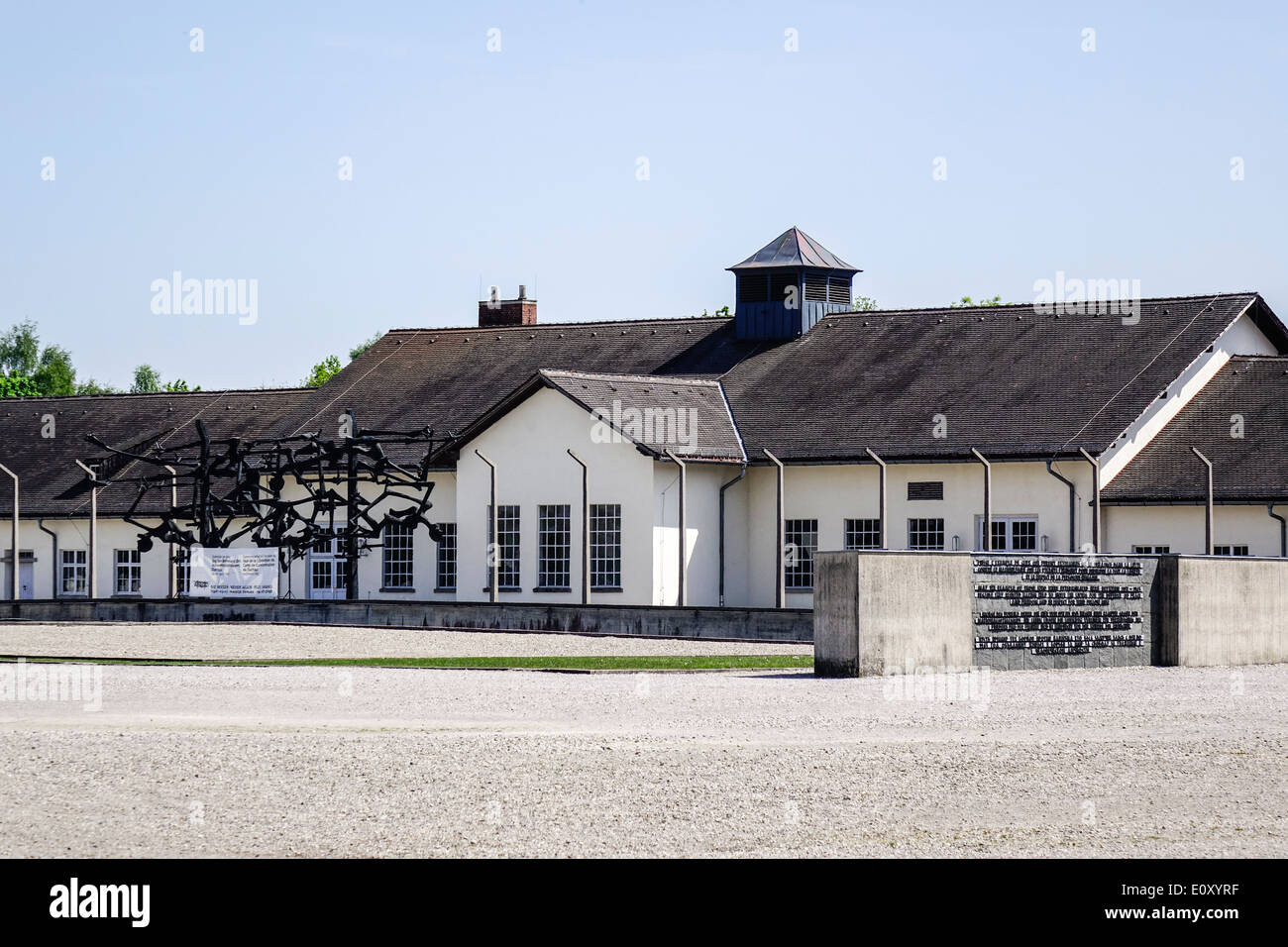 Germany, Bavaria, KZ-Gedenkstätte Dachau mémorial du camp de concentration de Dachau, près de Munich Site Banque D'Images