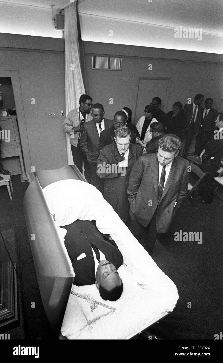 Funérailles du révérend Martin Luther King Jr. Banque D'Images