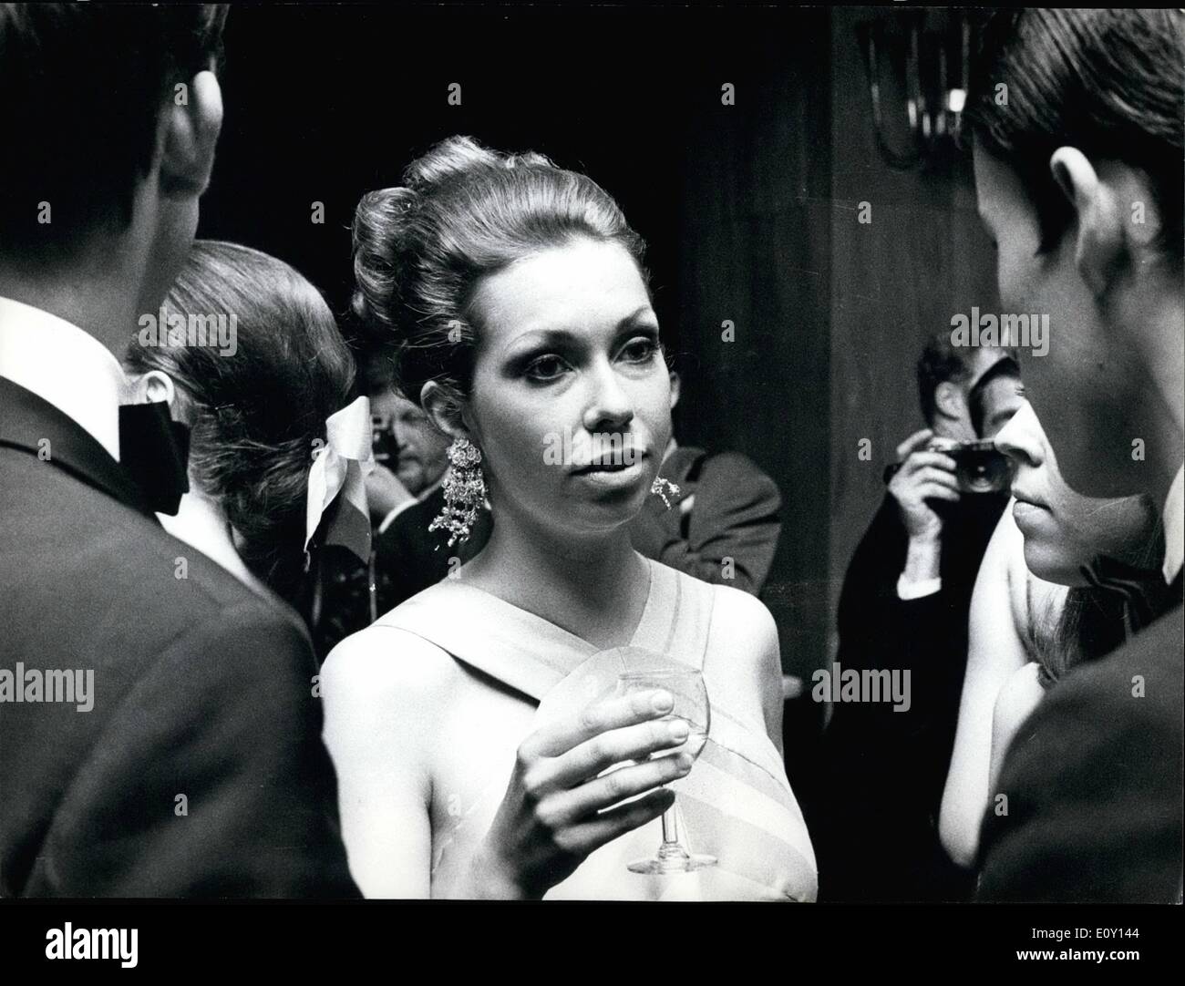 Mai 05, 1968 - La princesse Christina au Student Party Banque D'Images