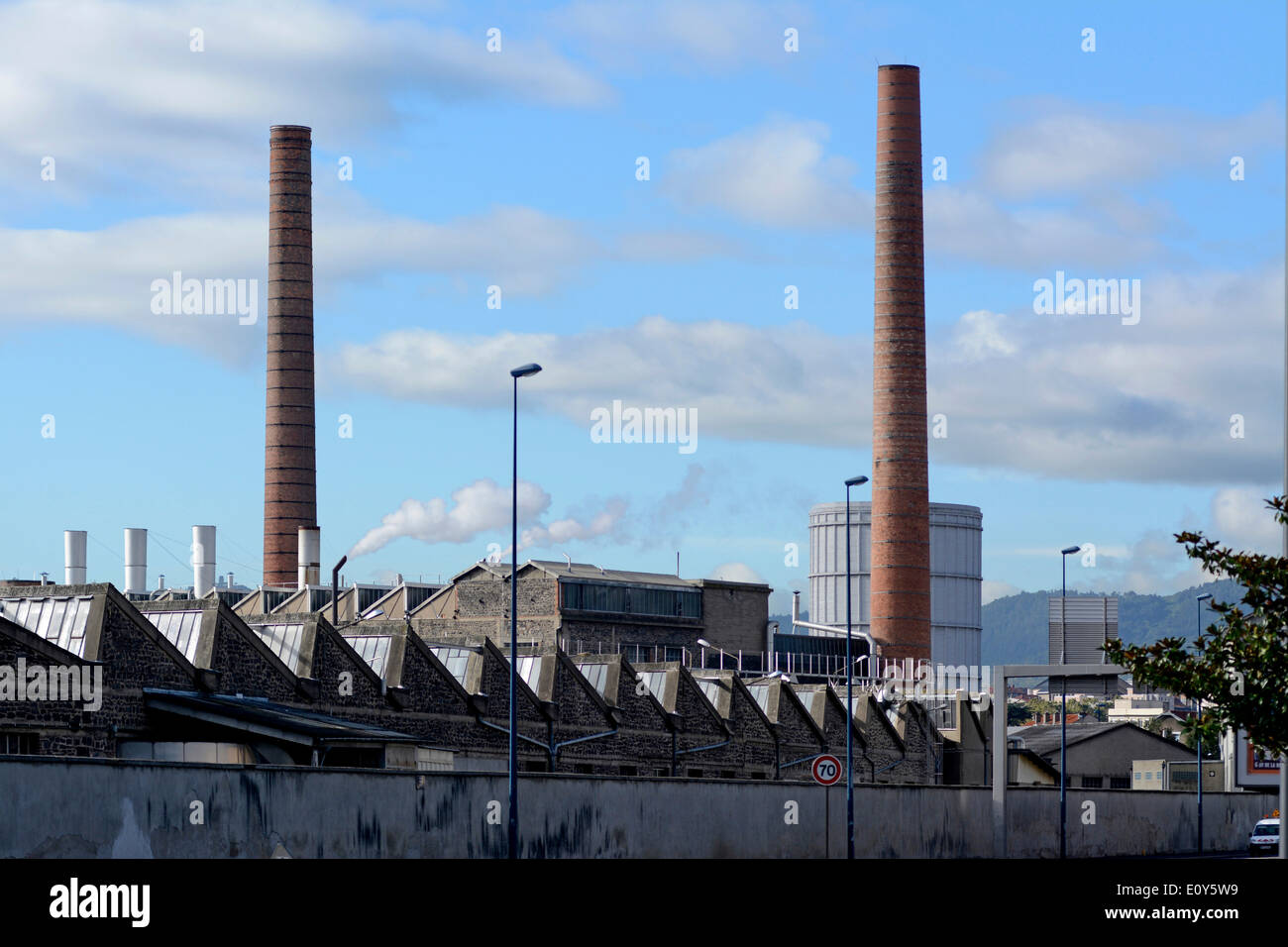 Usine Michelin à Clermont-Ferrand, France Banque D'Images