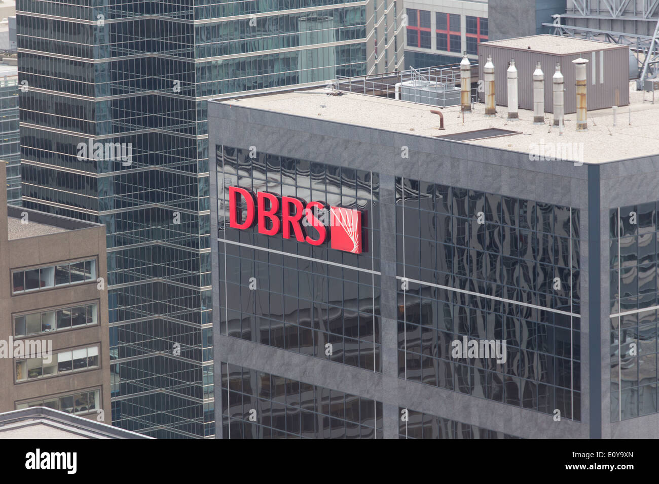 DBRS est une agence de notation de crédit fondée en 1976 à Toronto par M. Walter Schroeder. Banque D'Images