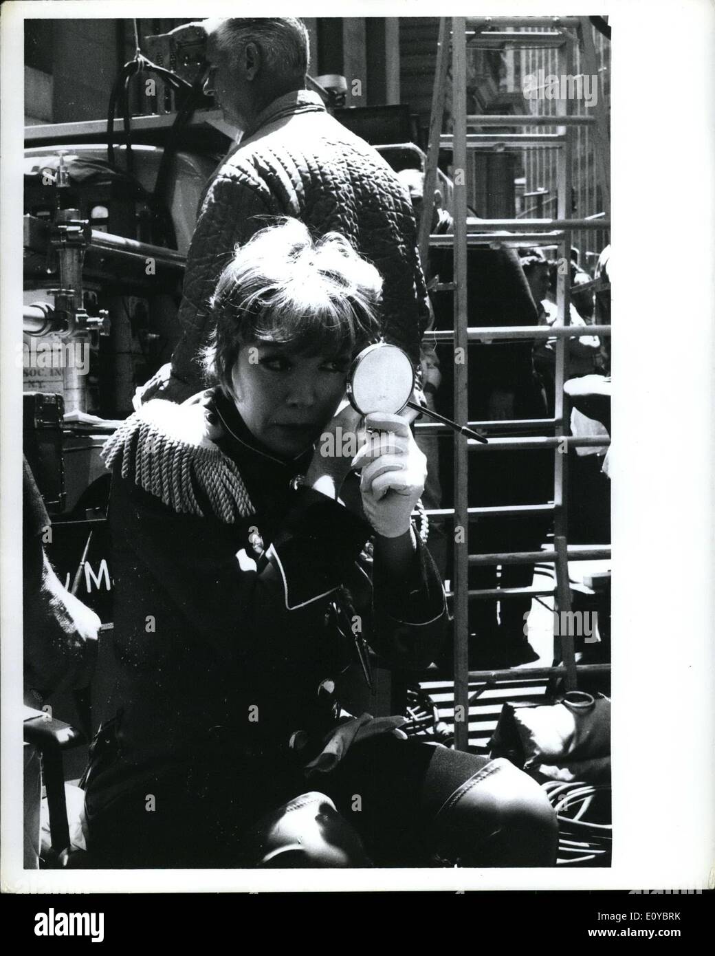 08 août 1969 - Shirley MaClaine - entre les actes en Sweet Charity Banque D'Images