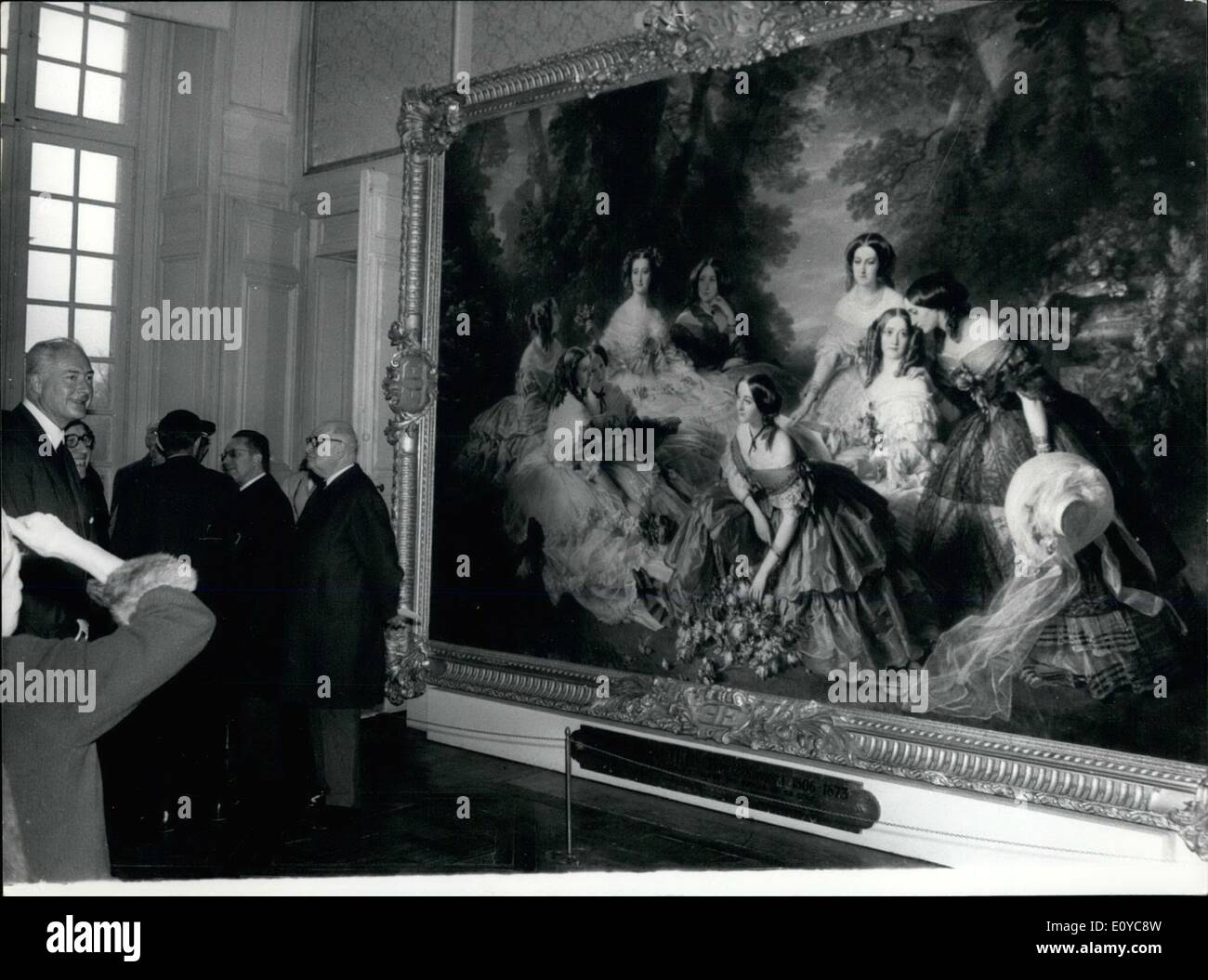Novembre 11, 1969 - Musée du Second Empire se rouvre à Compiegent : Le Musée a décidé de le second empire (Napoléon III) a été rouvert Banque D'Images