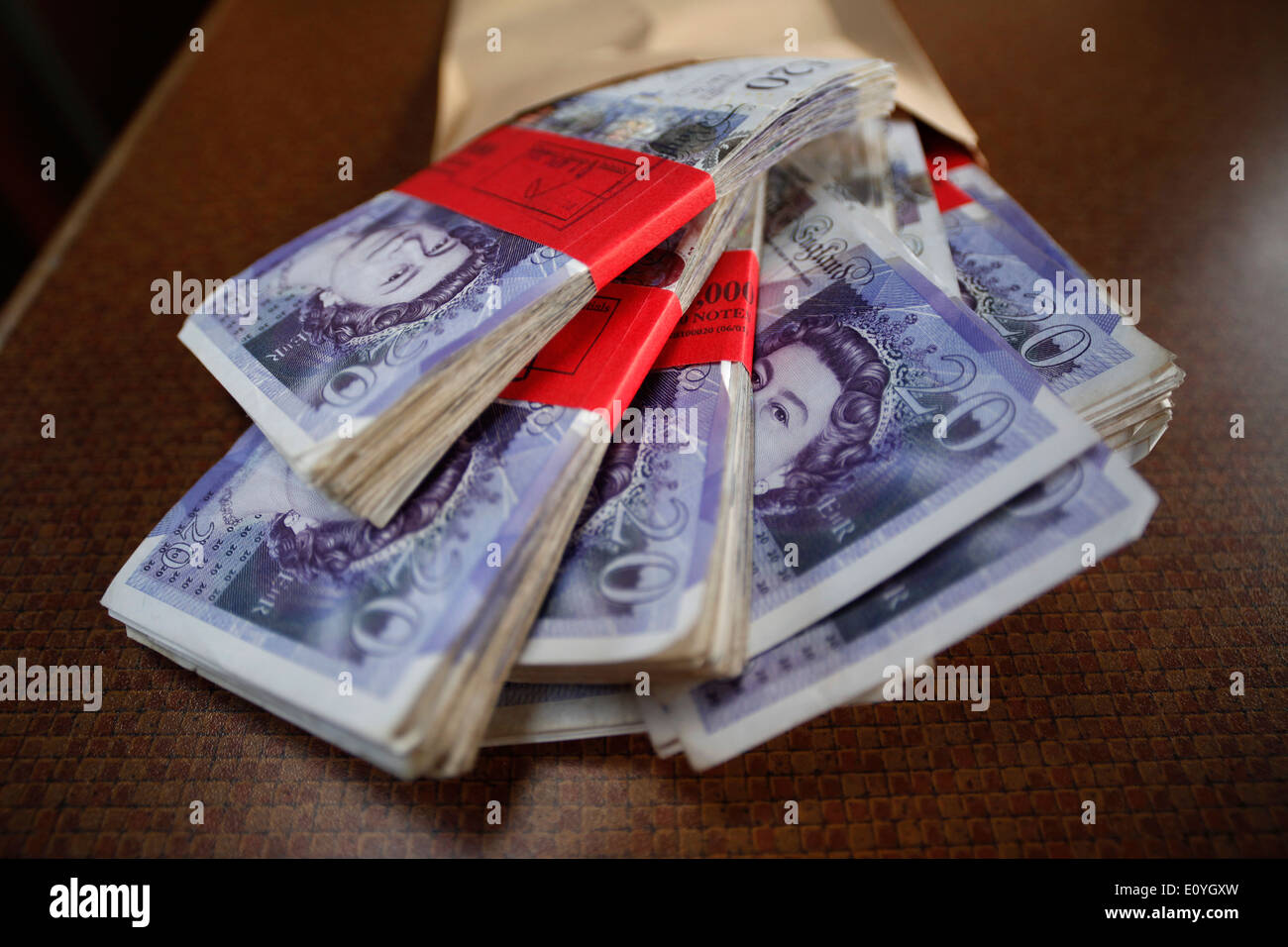 5000 ensemble de 20 livres livre de notes. Banque D'Images