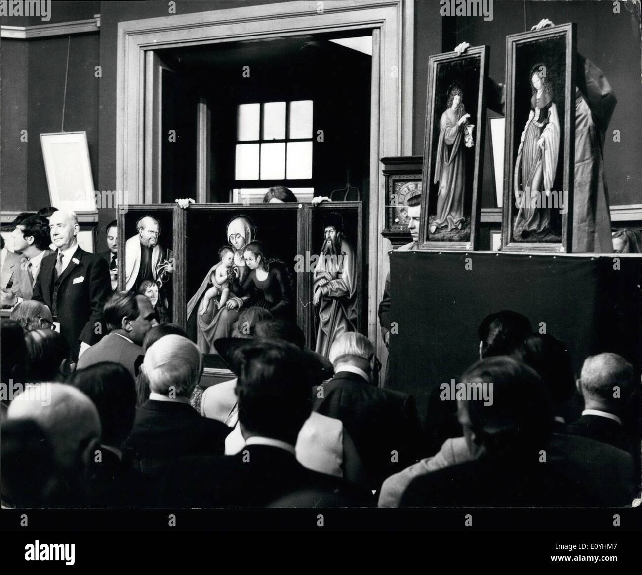 Juin 06, 1970 - les anciens maîtres d'Adenauer En vente chez Christie's : chez Christie's aujourd'hui une colection de vieux maîtres autrefois propriété de Lake Banque D'Images