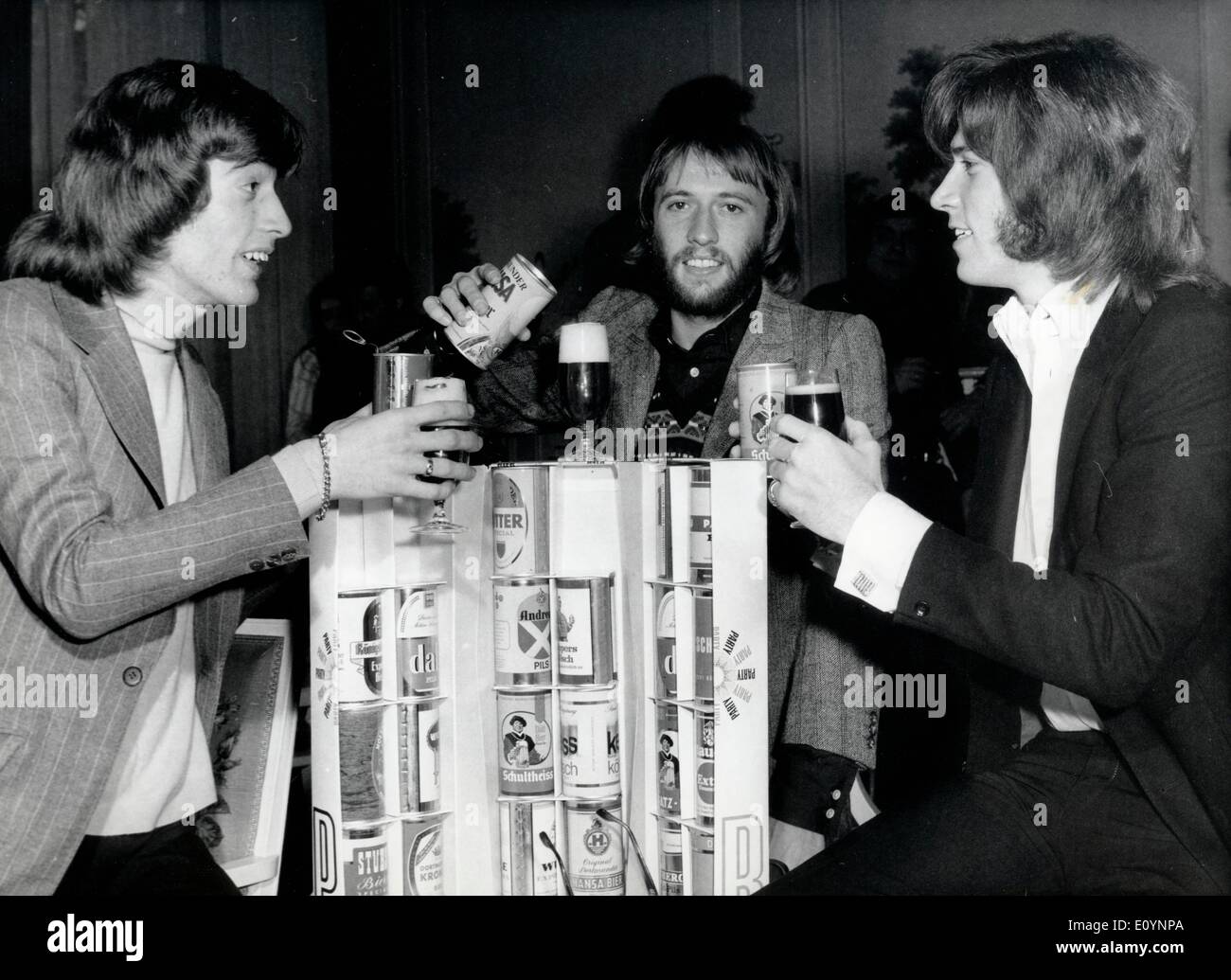 Les Bee Gees réunir à Berlin Banque D'Images