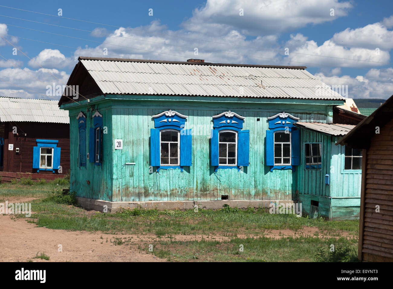 Bâtiments de Ivolginsky Datsan, Verkhnyaya Ivolga, Bouriatie, en Sibérie, Russie Banque D'Images