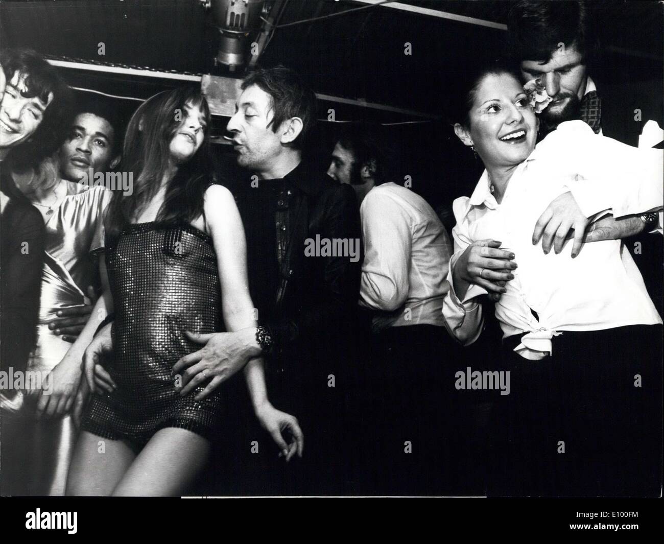 Le 25 janvier 1972 - ''ecadanse» - Jane Birkin et Serge Gainsboug's New Dance : célèbre couple Birkin/Gainsbourg a montré à Cannes Banque D'Images