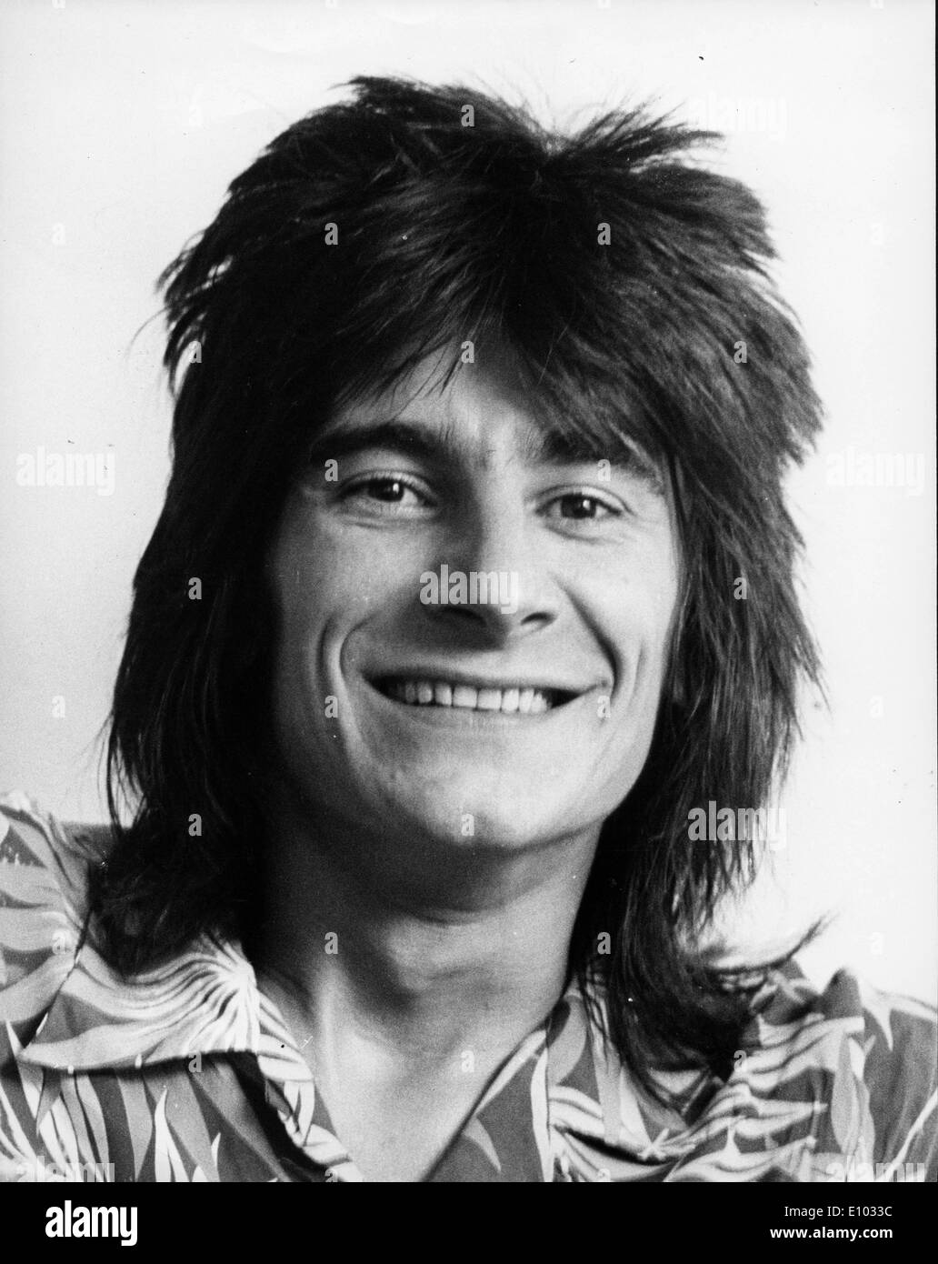 Portrait du guitariste Ronnie Wood Banque D'Images