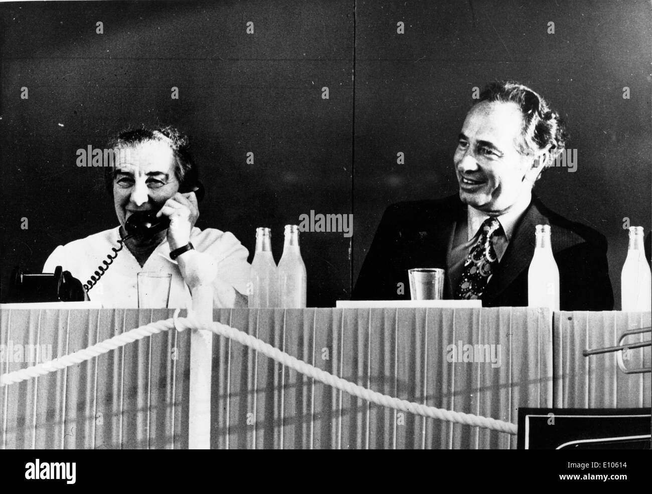 SHIMON PERES Banque D'Images