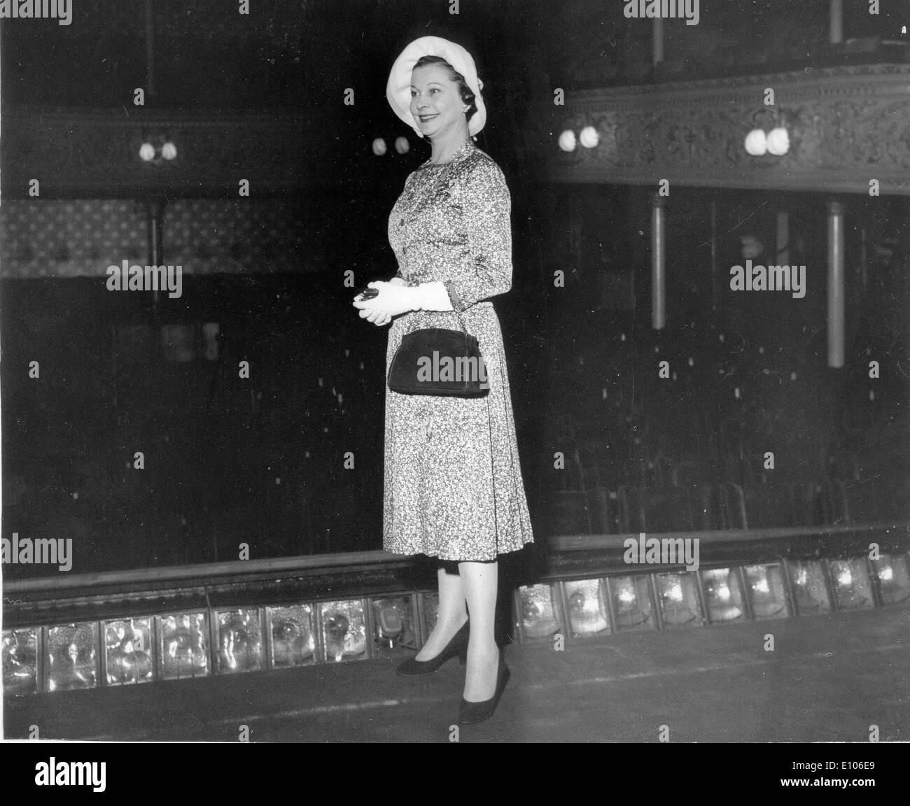 L'actrice Vivien Leigh protestations St. James's Theatre Banque D'Images