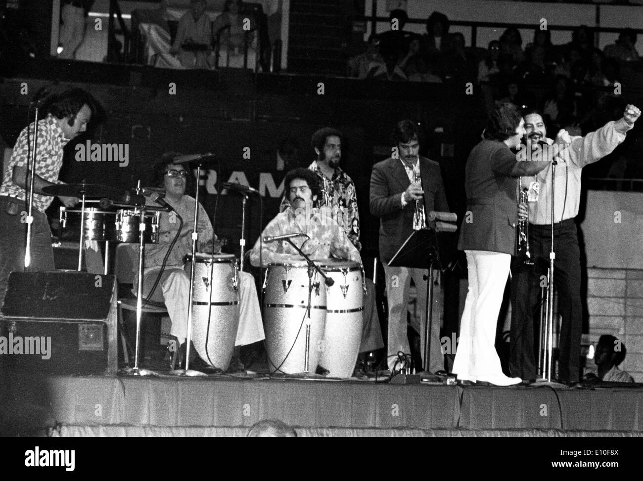 Sep 10, 1972 ; New York, NY, USA ; Ray Barretto's Latin Band au Madison Square Garden. Banque D'Images