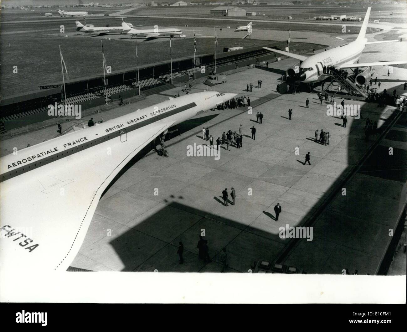 Septembre 29, 1972 - Présenté par Pierre Messmer Banque D'Images