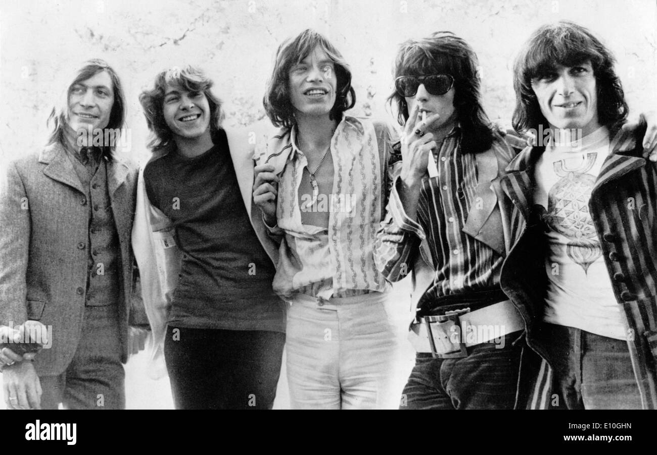 Portrait du groupe The Rolling Stones Banque D'Images