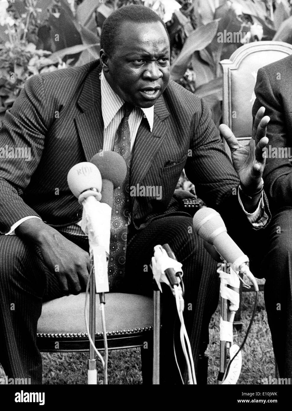 IDI Amin Dada, a été appelé 'l'un des plus batshit loco ont cessé de prendre le contrôle d'une nation africaine chaotique.' Banque D'Images