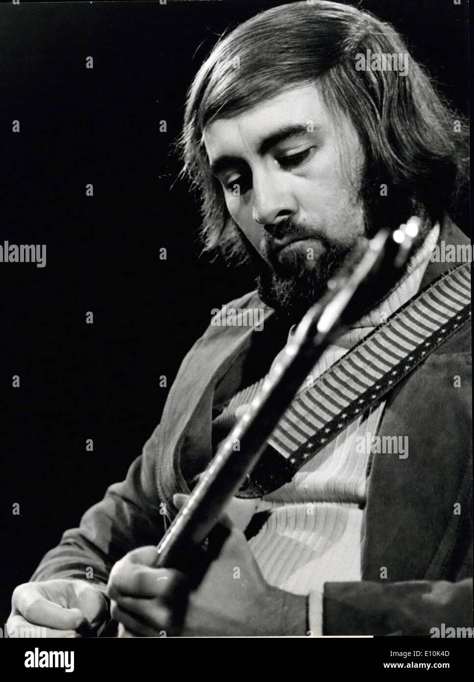 Le 30 avril 1973 - Roy Buchanan à Montreux : America's most famous rock-guitariste Roy Bucharan a été la guest star de la soirée de gala Banque D'Images